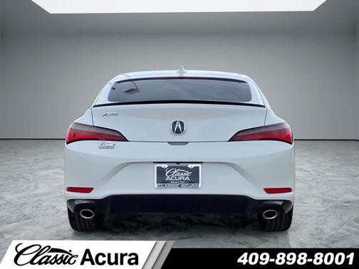 Platinum White Pearl 2026 Acura Integra FWD A-Spec