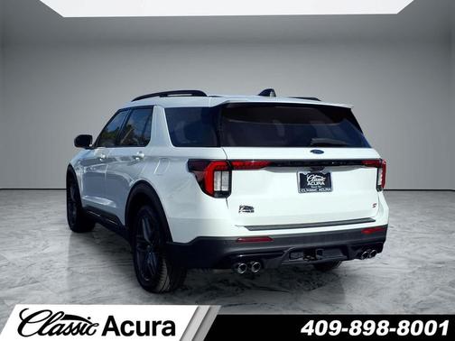 Star White Metallic Tri-Coat 2025 Ford Explorer ST 4WD