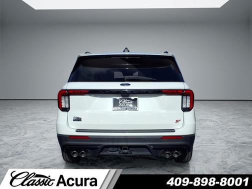 Star White Metallic Tri-Coat 2025 Ford Explorer ST 4WD