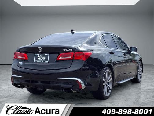 Crystal Black Pearl 2019 Acura TLX Technology