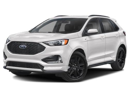 Star White Metallic Tri-Coat 2024 Ford Edge ST Line