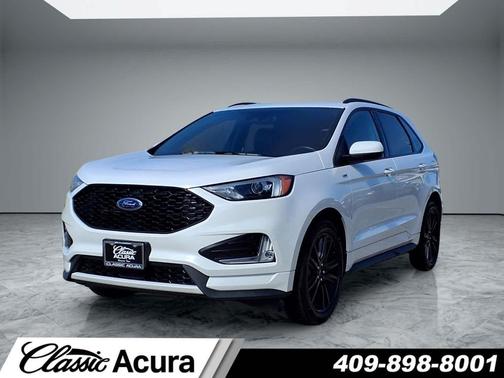 Star White Metallic Tri-Coat 2024 Ford Edge ST Line