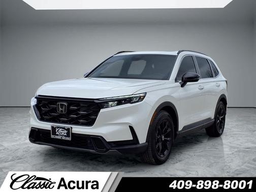 Platinum White Pearl 2025 Honda CR-V Hybrid Sport FWD