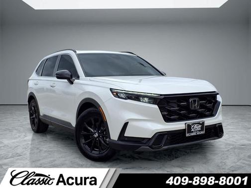 Platinum White Pearl 2025 Honda CR-V Hybrid Sport FWD