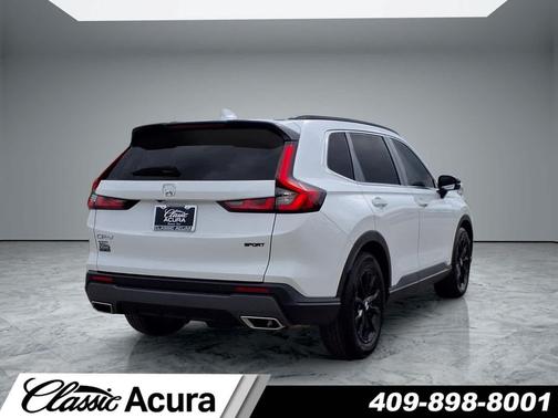 Platinum White Pearl 2025 Honda CR-V Hybrid Sport FWD