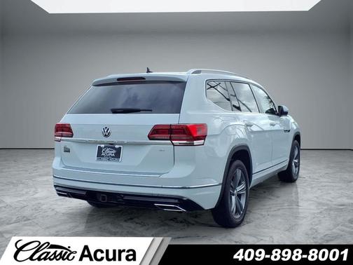 Pure White 2019 Volkswagen Atlas 3.6L SE w/Technology