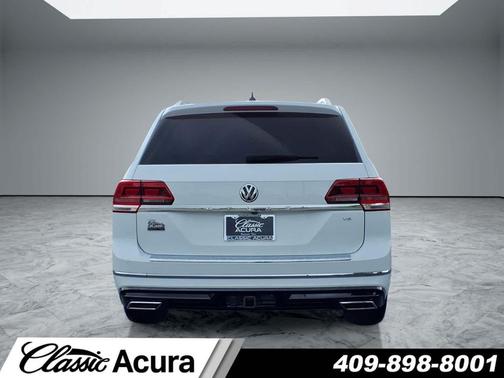 Pure White 2019 Volkswagen Atlas 3.6L SE w/Technology