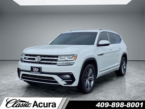 Pure White 2019 Volkswagen Atlas 3.6L SE w/Technology