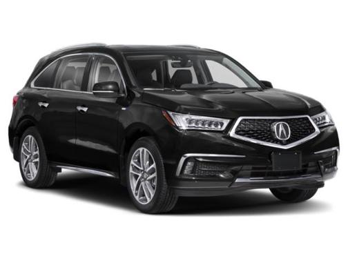 White Diamond Pearl 2019 Acura MDX Sport Hybrid Advance Package