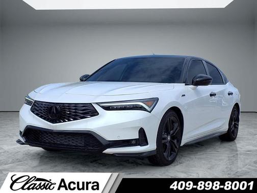 Platinum White Pearl 2026 Acura Integra FWD A-Spec with Technology