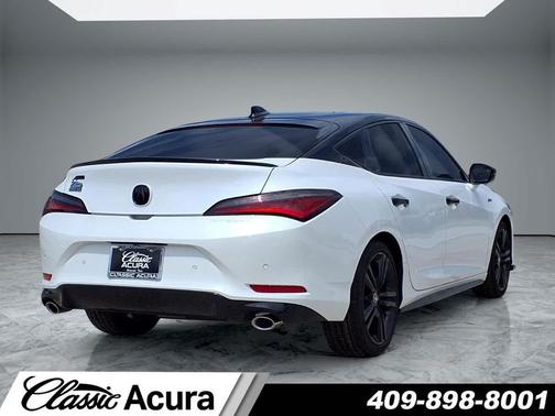 Platinum White Pearl 2026 Acura Integra FWD A-Spec with Technology