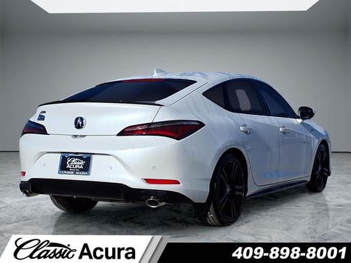 Platinum White Pearl 2026 Acura Integra FWD A-Spec with Technology