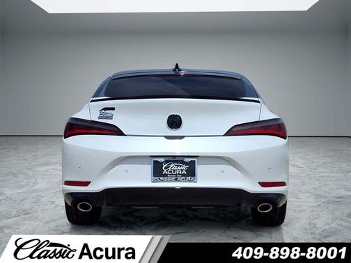Platinum White Pearl 2026 Acura Integra FWD A-Spec with Technology