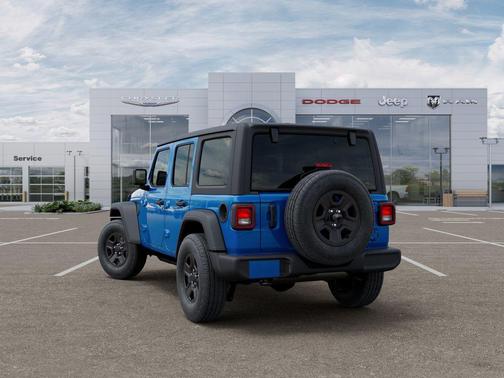 Hydro Blue Pearl Coat 2026 Jeep Wrangler Sport