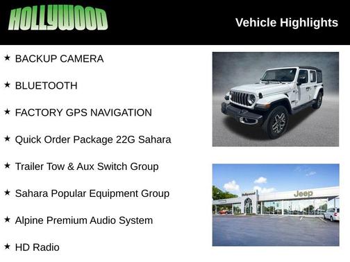 Bright White Clearcoat 2025 Jeep Wrangler Sahara