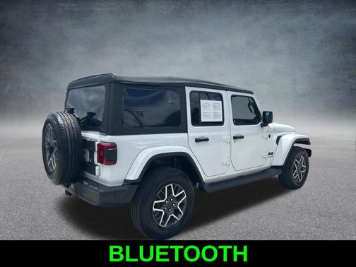 Bright White Clearcoat 2025 Jeep Wrangler Sahara