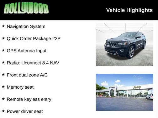 2015 Jeep Grand Cherokee Overland