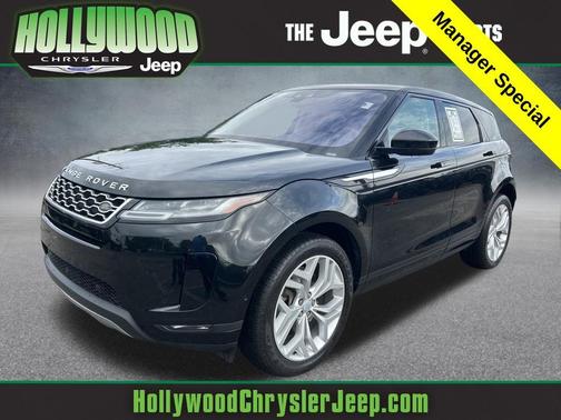 Santorini Black Metallic 2020 Land Rover Range Rover Evoque SE