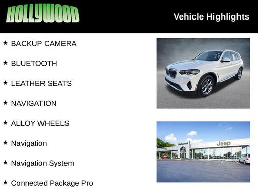 Alpine White 2022 BMW X3 sDrive30i