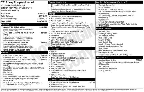 2018 Jeep Compass Limited