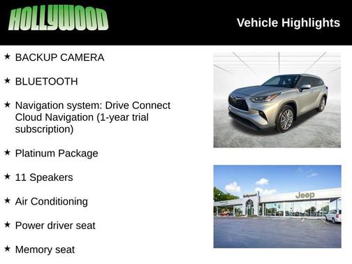 Celestial Silver Metallic 2024 Toyota Highlander Platinum