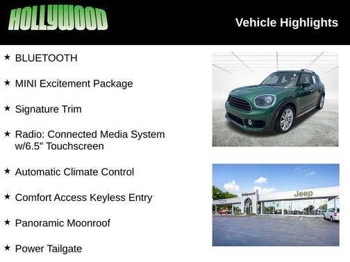 British Racing Green 2020 MINI Countryman Cooper S ALL4
