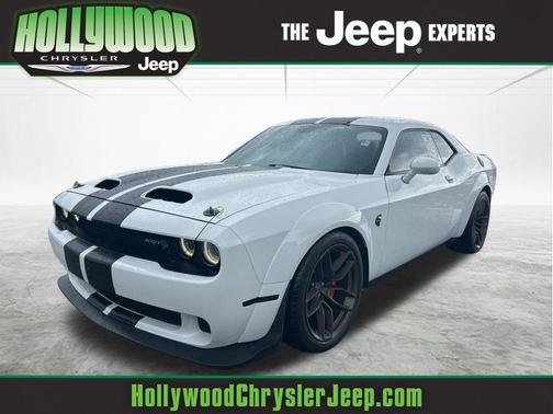 White Knuckle Clearcoat 2019 Dodge Challenger SRT Hellcat