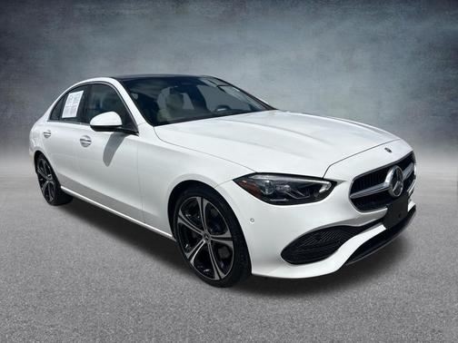 White 2025 Mercedes-Benz C-Class C 300