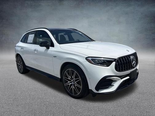White 2025 Mercedes-Benz AMG GLC 43 4MATIC