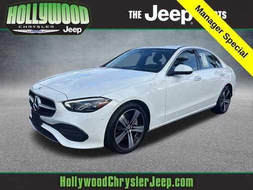 White 2025 Mercedes-Benz C-Class C 300
