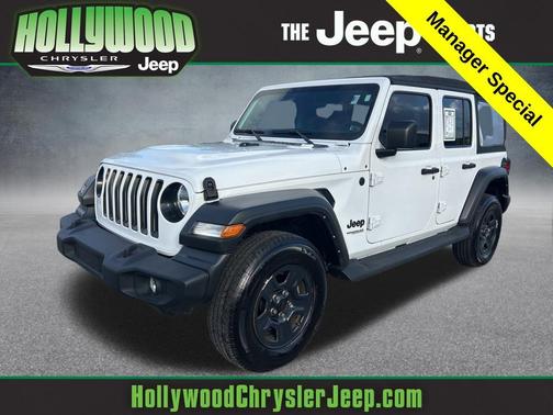 Bright White Clearcoat 2022 Jeep Wrangler Unlimited Sport
