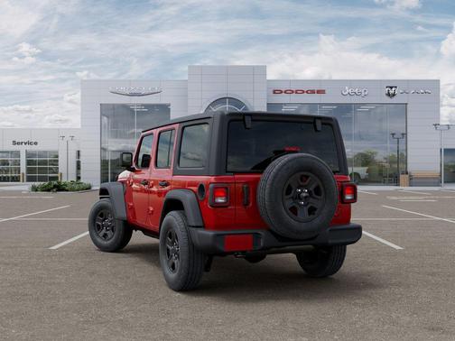 Firecracker Red Clearcoat 2026 Jeep Wrangler Sport
