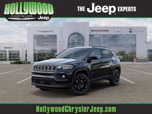 Diamond Black Crystal Pearlcoat 2025 Jeep Compass Latitude