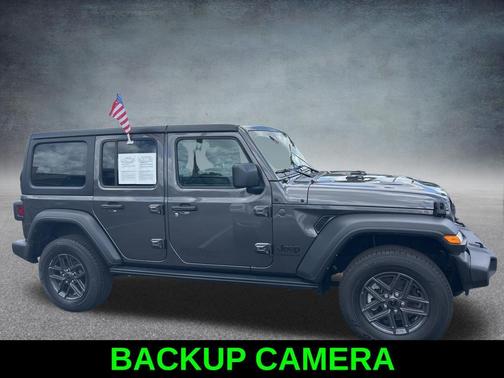 Granite Crystal Metallic Clearcoat 2024 Jeep Wrangler Sport S