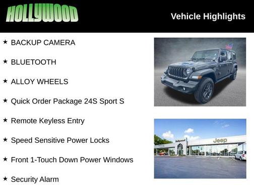 Granite Crystal Metallic Clearcoat 2024 Jeep Wrangler Sport S