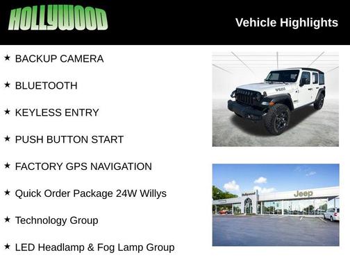 Bright White Clearcoat 2022 Jeep Wrangler Willys