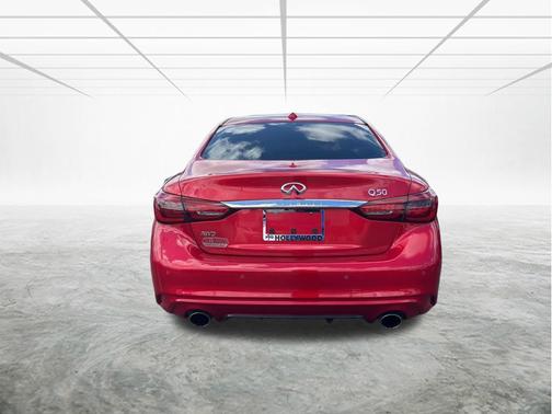 Red Metallic 2022 INFINITI Q50 Base