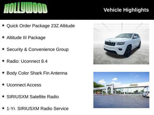 2015 Jeep Grand Cherokee Altitude