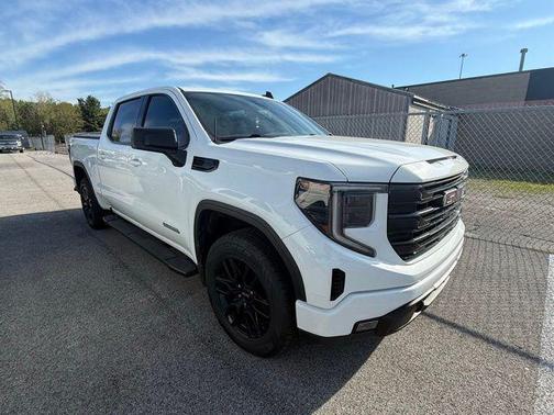 Summit White 2023 GMC Sierra 1500 Elevation