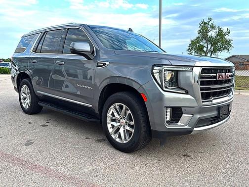 Satin Steel Metallic 2022 GMC Yukon SLT