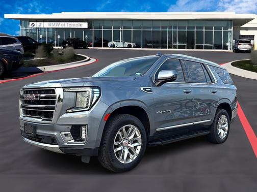 Satin Steel Metallic 2022 GMC Yukon SLT