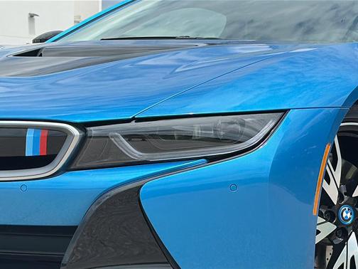 Protonic Blue Metallic w/Frozen Gray Accent 2015 BMW i8 2DR CPE