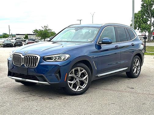 Phytonic Blue Metallic 2022 BMW X3 sDrive30i
