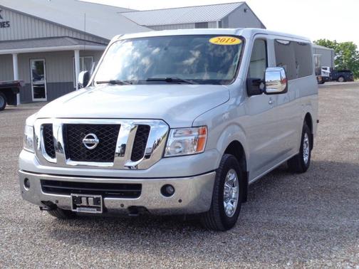 Brilliant Silver Metallic 2019 Nissan NV Passenger NV3500 HD SL V8