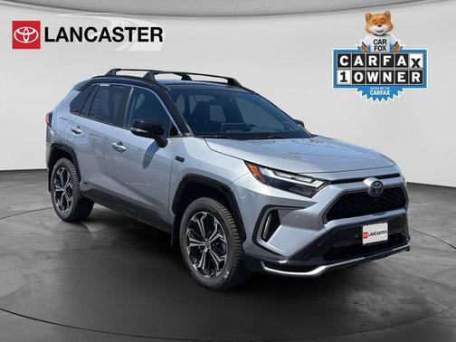 Silver Sky Metallic/Midnight Black Metallic 2024 Toyota RAV4 Prime XSE