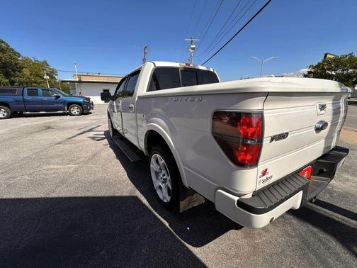 White Platinum Metallic Tri-Coat 2011 Ford F-150 Lariat Limited