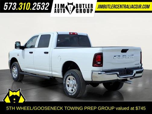 Bright White Clearcoat 2026 RAM 2500 Tradesman Crew Cab 4x4 6'4' Box