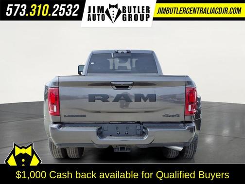 Granite Crystal Metallic Clearcoat 2026 RAM 3500 Laramie Crew Cab 4x4 8' Box