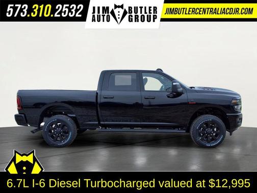 Diamond Black Crystal Pearlcoat 2026 RAM 2500 Black Express Crew Cab 4x4 6'4' Box