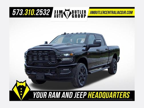 Diamond Black Crystal Pearlcoat 2026 RAM 2500 Black Express Crew Cab 4x4 6'4' Box